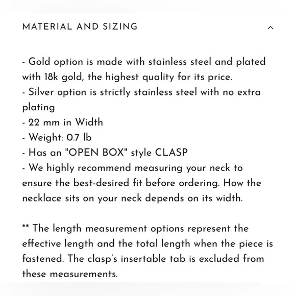 Galore Stainless Steel Necklace - Picture 5 of 6